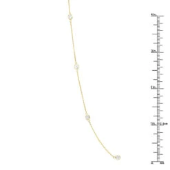 1 Carat Diamonds By The Yard Ladies Necklace Solid 14K Yellow Gold Chain For Women 11 1 Carat Diamonds By The Yard Ladies Necklace Solid 14K Yellow Gold Chain For Women -Luxurman 1 carat diamonds by the yard ladies necklace solid 14k gold chain 000877 rulerye
