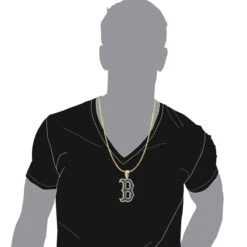 10K Yellow Gold 5 Carat Blue & White Diamond Initial Alphabet Letter Pendant For Men -Luxurman 10k gold 5 carat blue white diamond initial alphabet letter pendant for men 018006 bodye 20210807