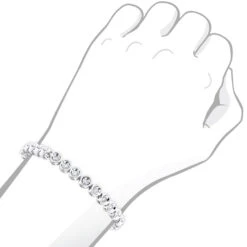 10K White Gold Bezel Set Round Diamond Tennis Bracelet 1.65ct By Luxurman 8 10K White Gold Bezel Set Round Diamond Tennis Bracelet 1.65ct By Luxurman -Luxurman 10k gold bezel set round diamond tennis bracelet 165ct by luxurman bodwh