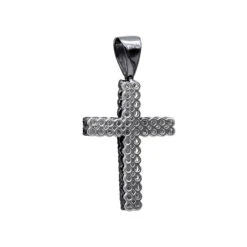 10K Yellow Gold Black Diamond Cross Pendant For Men 1.5ct By Luxurman 15 10K Yellow Gold Black Diamond Cross Pendant For Men 1.5ct By Luxurman -Luxurman 10k gold black diamond cross pendant for men 15ct by luxurman backbl