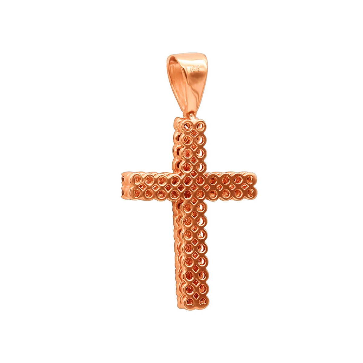 10K Yellow Gold Black Diamond Cross Pendant For Men 1.5ct By Luxurman 6 10K Yellow Gold Black Diamond Cross Pendant For Men 1.5ct By Luxurman - Image 6