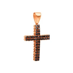 10K Yellow Gold Black Diamond Cross Pendant For Men 1.5ct By Luxurman 11 10K Yellow Gold Black Diamond Cross Pendant For Men 1.5ct By Luxurman -Luxurman 10k gold black diamond cross pendant for men 15ct by luxurman ro