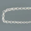 10K White Gold Cable Chain Eternity Diamond Necklace 52.87ct