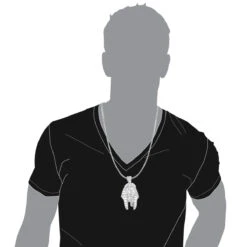 10K Yellow Gold Egyptian Pharaoh Head Diamond Pendant For Men 8ct By Luxurman -Luxurman 10k gold egyptian pharaoh head diamond pendant for men 8ct by luxurman bodwh