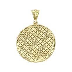 10K Yellow Gold Versace Style Diamond Pendant Medusa Head Medallion For Men 0.5ct -Luxurman 10k gold versace style diamond pendant medusa head medallion for men 05ct backye