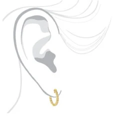 14K Yellow Gold 3/4in Inside Out Yellow Diamond Hoop Earrings 1 Carat By Luxurman 10 14K Yellow Gold 3/4in Inside Out Yellow Diamond Hoop Earrings 1 Carat By Luxurman -Luxurman 14k gold 34in inside out yellow diamond hoop earrings 1 carat by luxurman bodye