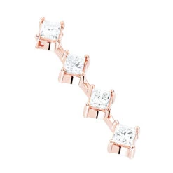 14K White Gold 4 Stone Diamond Journey Pendant 1.60ct -Luxurman 14k gold 4 stone diamond journey pendant 160ct p 28098 ro