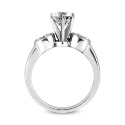 14K White Gold Designer Prong And Bezel Set Diamond Engagement Ring 0.70ct 17 14K White Gold Designer Prong And Bezel Set Diamond Engagement Ring 0.70ct -Luxurman 14k gold designer diamond engagement ring 070ct p 25862 additional white