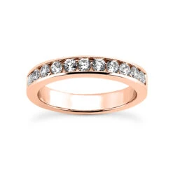 14K White Gold Round Diamond Engagement Ring Band 0.55ct 8 14K White Gold Round Diamond Engagement Ring Band 0.55ct -Luxurman 14k gold designer diamond engagement ring band 055ct p 25940 rose 20220426