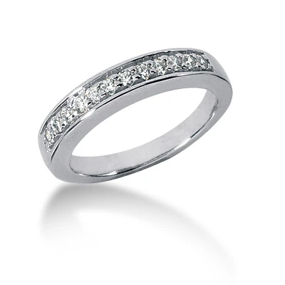 14K White Gold Designer Diamond Engagement Ring Set 0.89ct 3 14K White Gold Designer Diamond Engagement Ring Set 0.89ct - Image 3