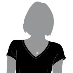 14K Rose Gold Designer Ladies Diamond Flower Pendant 1.25ct By Luxurman -Luxurman 14k gold designer ladies diamond flower pendant 125ct by luxurman bodro