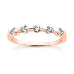 Thin 14K White Gold Diamond Designer Engagement Ring Band 0.15ct -Luxurman 14k gold diamond designer engagement ring band 015ct p 28249 rose 20220426