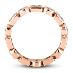 14K White Gold Diamond Eternity Band 1.12ct -Luxurman 14k gold diamond eternity band 112ct p 24941 additional rose