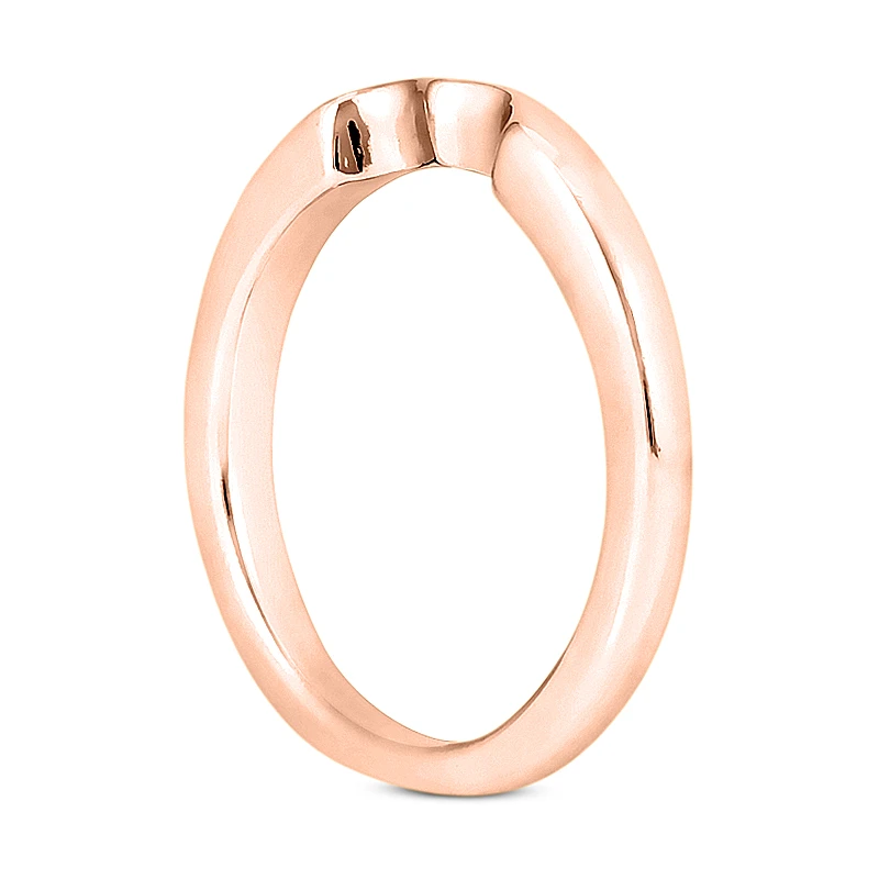 Thin 14K White Gold Engagement Ring Band 2.4mm 6 Thin 14K White Gold Engagement Ring Band 2.4mm - Image 6