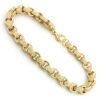 14K Yellow Gold Eternity Diamond Bracelet 8.5ct