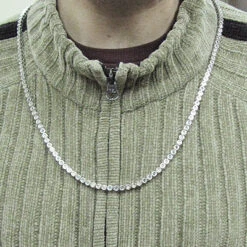 14K White Gold Fancy Color Blue Diamond Necklace Chain 8.82ct 7 14K White Gold Fancy Color Blue Diamond Necklace Chain 8.82ct -Luxurman 14k gold fancy color blue diamond necklace chain 882ct p 6220bod