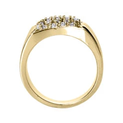 14K White Gold Men's Diamond Ring 0.65ct 7 14K White Gold Men's Diamond Ring 0.65ct -Luxurman 14k gold mens diamond ring 065ct p 27983 back yellow 20220426