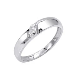 Luxurman -Luxurman 14k gold mens diamond wedding band 006ct p 35749 wh