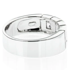 Unique 14K White Gold Men's Diamond Wedding Band By Luxurman 0.8ct 9 Unique 14K White Gold Men's Diamond Wedding Band By Luxurman 0.8ct -Luxurman 14k gold mens diamond wedding band 080ct p 27615 backwh