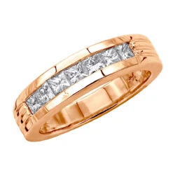 14K White Gold Men's Diamond Wedding Band 0.98ct 10 14K White Gold Men's Diamond Wedding Band 0.98ct -Luxurman 14k gold mens diamond wedding band 098ct p 27553 ro