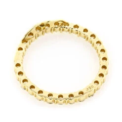 Round Diamond Circle Of Love Pendant 4.4ct 14K Yellow Gold -Luxurman 14k gold round diamond circle of love pendant 440ct p 5922 backye