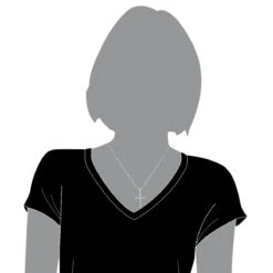 14K White Gold Round Diamond Cross Pendant 0.33ct 17mm 5 Stones 12 14K White Gold Round Diamond Cross Pendant 0.33ct 17mm 5 Stones -Luxurman 14k gold round diamond cross pendant 030ct p 26552 bodwh