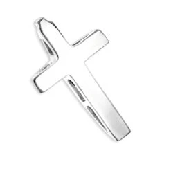 14K White Gold Round Diamond Cross Pendant By Luxurman 0.59ct 9 14K White Gold Round Diamond Cross Pendant By Luxurman 0.59ct -Luxurman 14k gold round diamond cross pendant 059ct p 26564 backwh