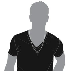 14K White Gold Round Diamond Cross Pendant 0.72ct 9 14K White Gold Round Diamond Cross Pendant 0.72ct -Luxurman 14k gold round diamond cross pendant 072ct p 6569 bodwh