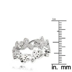 14K White Gold Round Diamond Eternity Band 0.48ct 8 14K White Gold Round Diamond Eternity Band 0.48ct -Luxurman 14k gold round diamond eternity band 048ct p 24857 rulerwh