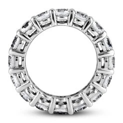 Thin 14K White Gold Round Diamond Eternity Band 5.60ct 17 Thin 14K White Gold Round Diamond Eternity Band 5.60ct -Luxurman 14k gold round diamond eternity band 560ct p 24814 additional white