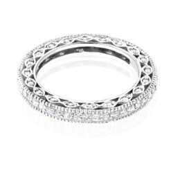 Thin 14K Yellow Gold Round Diamond Eternity Ring 0.63ct 3.4mm 9 Thin 14K Yellow Gold Round Diamond Eternity Ring 0.63ct 3.4mm -Luxurman 14k gold round diamond eternity ring 063ct p 24903 backwh