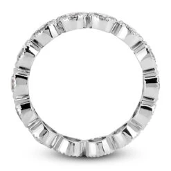 14K White Gold Round Diamond Eternity Ring 2.10ct -Luxurman 14k gold round diamond eternity ring 210ct p 24888 additional white