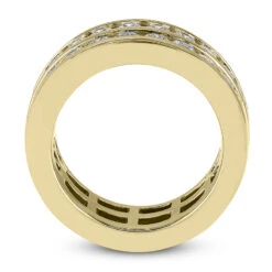 14K White Gold Round Diamond Eternity Ring 3.08ct 16 14K White Gold Round Diamond Eternity Ring 3.08ct -Luxurman 14k gold round diamond eternity ring 308ct p 24895 additional yellow