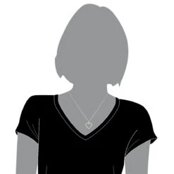 14K Yellow Gold Round Diamond Heart Pendant 1ct 15/16 In (24mm) 9 14K Yellow Gold Round Diamond Heart Pendant 1ct 15/16 In (24mm) -Luxurman 14k gold round diamond heart pendant 1ct p 27718 bodye