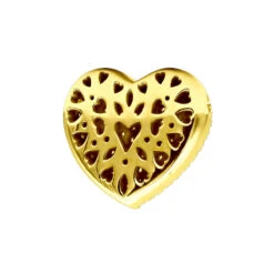 14K White Gold Round Diamond Pave Heart Pendant 1.21ct -Luxurman 14k gold round diamond pave heart pendant 121ct p 27788 backye