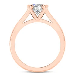 14K White Gold Solitaire Engagement Ring 0.50ct 3.11mm 15 14K White Gold Solitaire Engagement Ring 0.50ct 3.11mm -Luxurman 14k gold solitaire engagement ring 050ct p 24970 additional rose