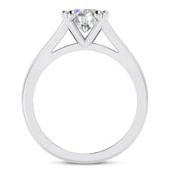 14K White Gold Solitaire Engagement Ring 0.50ct 3.11mm 17 14K White Gold Solitaire Engagement Ring 0.50ct 3.11mm -Luxurman 14k gold solitaire engagement ring 050ct p 24970 additional white