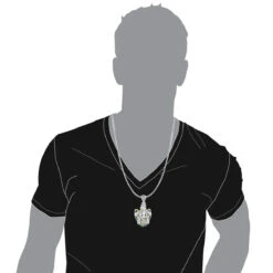 14K Gold White Blue Green Yellow Diamond Sword & Snakes Men's Pendant 18ct 10 14K Gold White Blue Green Yellow Diamond Sword & Snakes Men's Pendant 18ct -Luxurman 14k gold white blue green yellow diamond sword snakes mens pendant 18ct bodwh