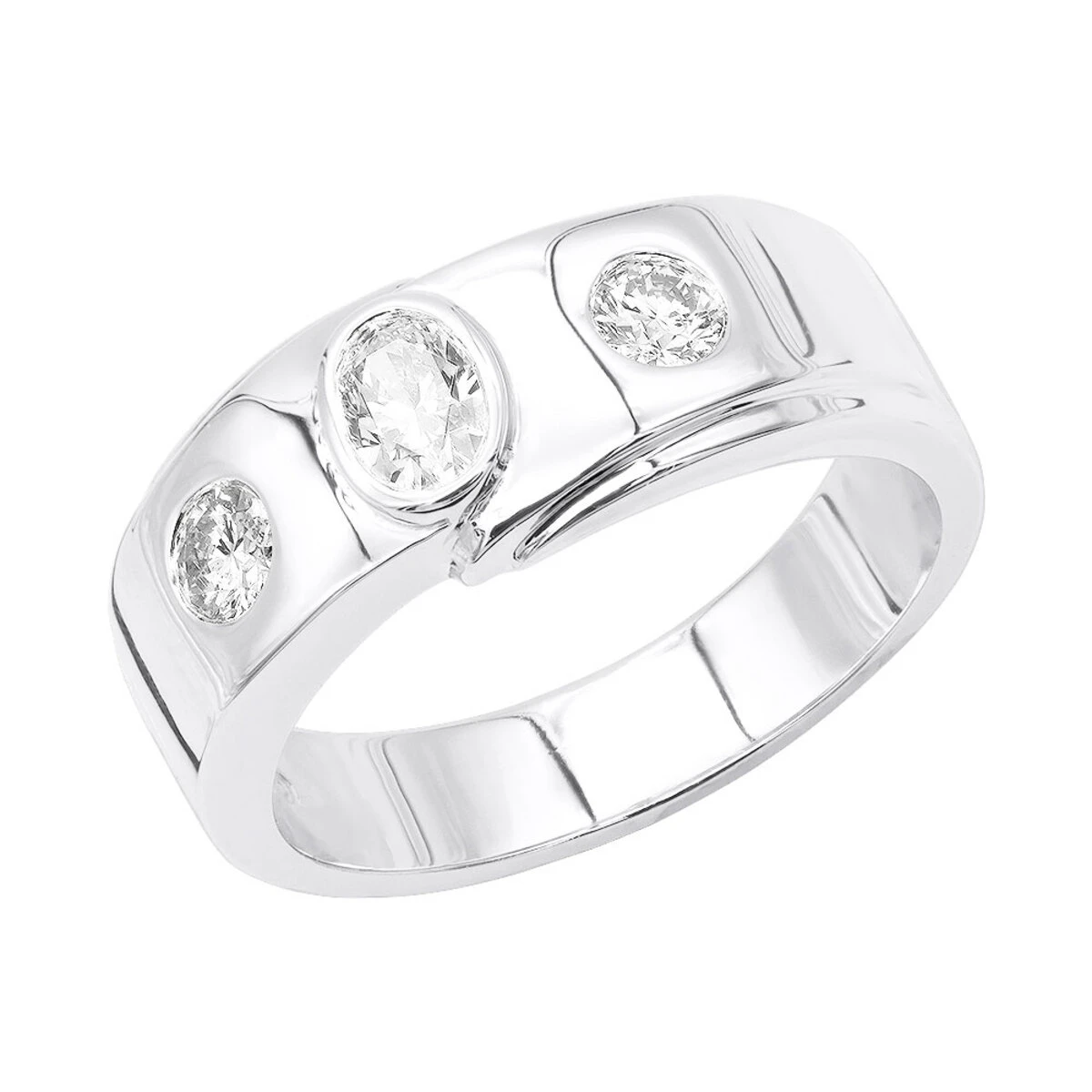 14K White Gold Women's Diamond Ring 0.55ct 1 14K White Gold Women's Diamond Ring 0.55ct