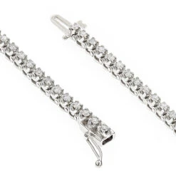 14K White Gold Women's Round Diamond Tennis Bracelet 1.80ct 9 14K White Gold Women's Round Diamond Tennis Bracelet 1.80ct -Luxurman 14k gold womens round diamond tennis bracelet 180ct p 5825 backwh