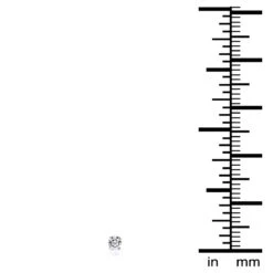 14K Yellow Gold Round Diamond Stud Earrings 0.25ct -Luxurman 14k yellow gold round diamond stud earrings 025ct p 5632 ruler