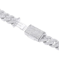 15 Carats Real Diamond Cuban Link Chain Choker Necklace 14K Yellow Gold 12mm Wide -Luxurman 15 carats real diamond cuban link chain choker necklace real 14k gold 12mm wide 000938 backwh