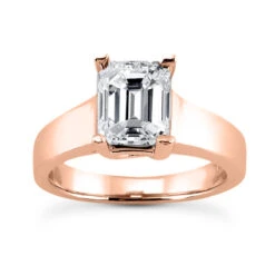 18K White Gold Diamond Engagement Ring 0.75ct 3.8mm 8 18K White Gold Diamond Engagement Ring 0.75ct 3.8mm -Luxurman 18k gold diamond engagement ring 075ct p 34440 rose 20220426