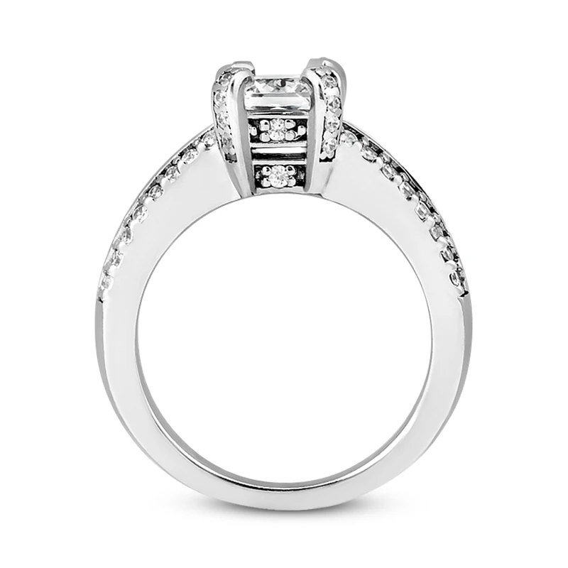 18K White Gold Diamond Engagement Ring 1.14ct 4.4mm 9 18K White Gold Diamond Engagement Ring 1.14ct 4.4mm - Image 9