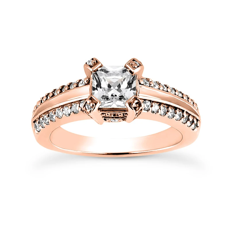 18K White Gold Diamond Engagement Ring 1.14ct 4.4mm 3 18K White Gold Diamond Engagement Ring 1.14ct 4.4mm - Image 3