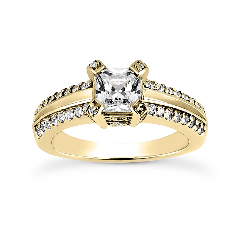 18K White Gold Diamond Engagement Ring 1.14ct 4.4mm 2 18K White Gold Diamond Engagement Ring 1.14ct 4.4mm - Image 2