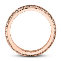 18K White Gold Diamond Eternity Band 0.80ct 4.3mm -Luxurman 18k gold diamond eternity band 080ct p 30502 additional rose