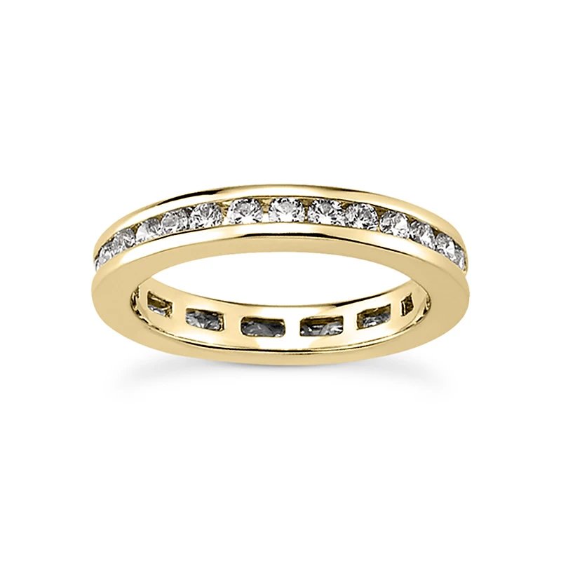 18K White Gold Diamond Eternity Band 1.20ct 4.2mm 2 18K White Gold Diamond Eternity Band 1.20ct 4.2mm - Image 2