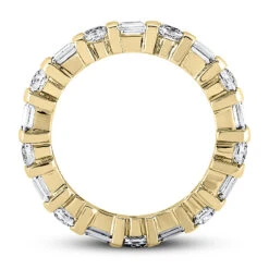 18K White Gold Diamond Eternity Band 1.26ct -Luxurman 18k gold diamond eternity band 126ct p 30432 additional yellow