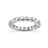 18K White Gold Diamond Eternity Band 1.26ct